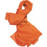 Pañuelo 100% poliéster tipo seda,tamaño 90 x90 cms, naranja